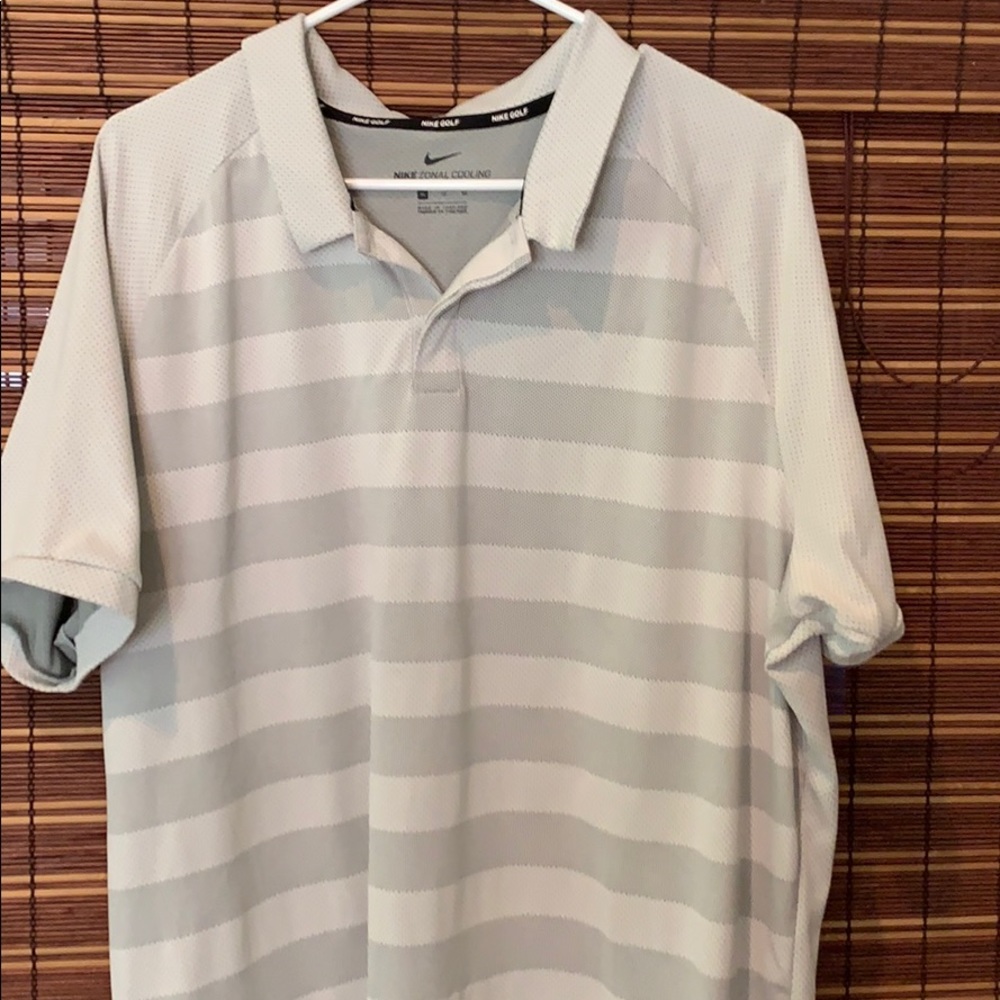Nike zonal cooling golf polo.